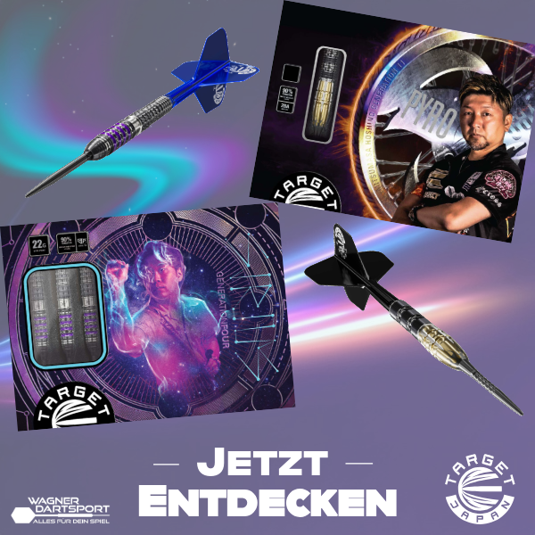 Target Japan Launch Juli - Der Target Japan 07 Launch bringt uns tolle neue Darts.