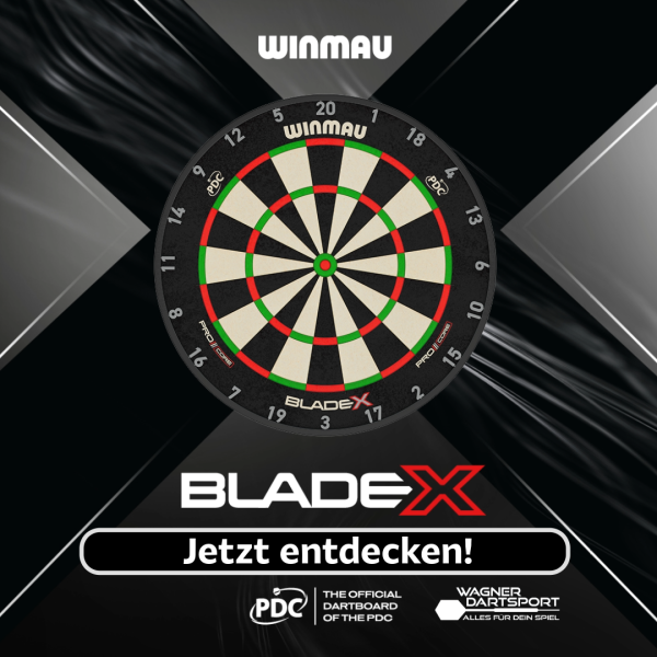 Das neue PDC Dartboard Blade X - Das neue Blade X