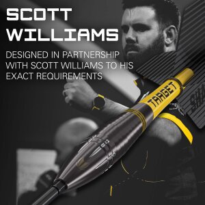 Target Steeldarts SCOTT WILLIAMS BLACK 90% 25g
