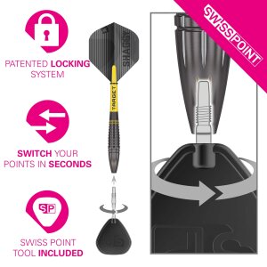 Target Steeldarts SCOTT WILLIAMS BLACK 90% 25g
