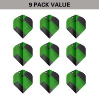 Target Flights TAG BLACK & GREEN 3 Sets No.6