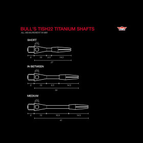 Bull&acute;s Sch&auml;fte Titanium Tish22 