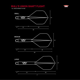 Bull&acute;s Union Flight System Standard No.2 gelb Medium
