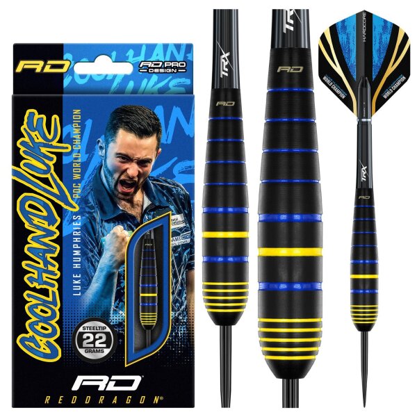 Red Dragon Steeldarts Luke Humphries World Champion Brass 22g