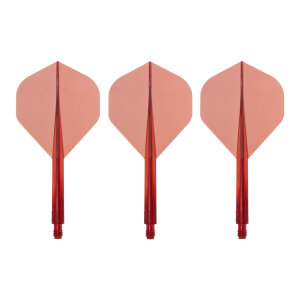 CONDOR AXE Flight Schaft Kombi Standard transparent rot L...