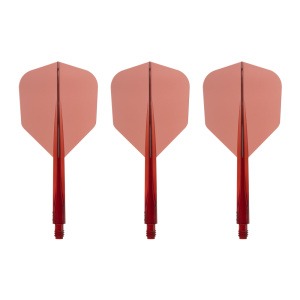 CONDOR AXE Flight Schaft Kombi Small transparent rot S...