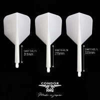 CONDOR AXE Flight Schaft Kombi transparent gelb 2