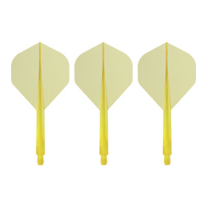 CONDOR AXE Flight Schaft Kombi Standard transparent gelb...