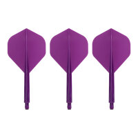 CONDOR AXE Flight Schaft Kombi Standard transparent lila S 21,5mm