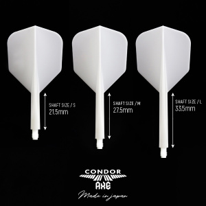 CONDOR AXE Flight Schaft Kombi Small transparent lila S 21,5mm