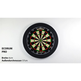 Ecorum PRO 6cm &ndash; Nachhaltiger Dart Surround aus 100% Polyester, multifunktionell einzigartig