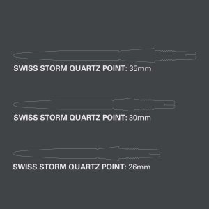 Target SWISS STORM QUARTZ POINT SILVER 30mm