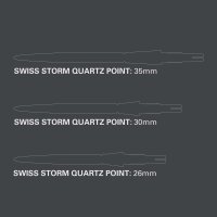Target SWISS STORM QUARTZ POINT SILVER 30mm
