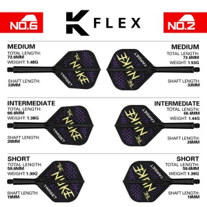 Target Flights K-FLEX LUKE LITTLER THE NUKE SHAPE No6 short 19mm
