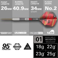 Target Steeldarts STEPHEN BUNTING G5 95% SP 23g
