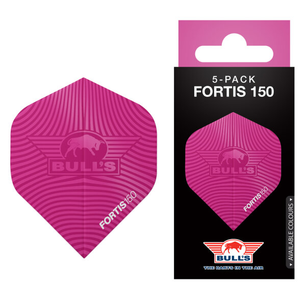 Bulls Flights Fortis 150 Standard pink (5er pack)