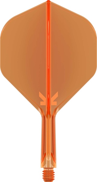 Target Flights K-FLEX neon orange STANDARD No2 short 19mm