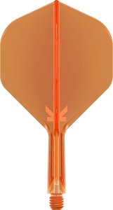 Target Flights K-FLEX neon orange STANDARD No2 short 19mm
