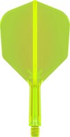 Target Flights K-FLEX neon yellow SHAPE No6 short 19mm
