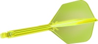 Target Flights K-FLEX SHAPE No6 neon yellow medium 2