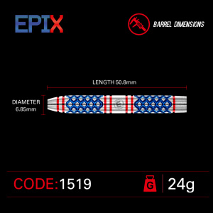 Winmau Steeldarts Epix 24g