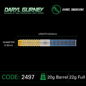 Winmau Steeldarts Daryl Gurney SC 1.0 Series 23g