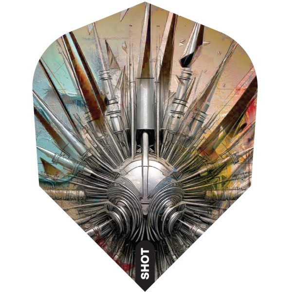 Shot Dart Flights Gnarly Shredda No.6