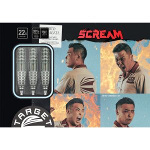 Target Japan Steeldarts AKITO YAMAGATA SCREAM G1 90% 22G Swiss Point