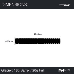 Red Dragon Softdarts Gerwyn Price Glacier 20g