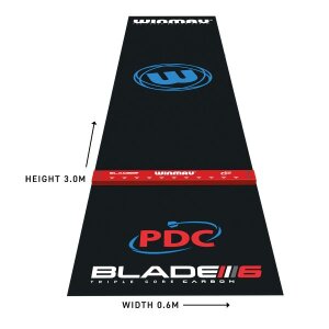 Winmau Dartmatte Pro-Zone Precision PVC mit...