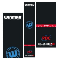Winmau Dartmatte Pro-Zone Precision PVC mit Holzabwurflinie (8216) 60x300cm 3