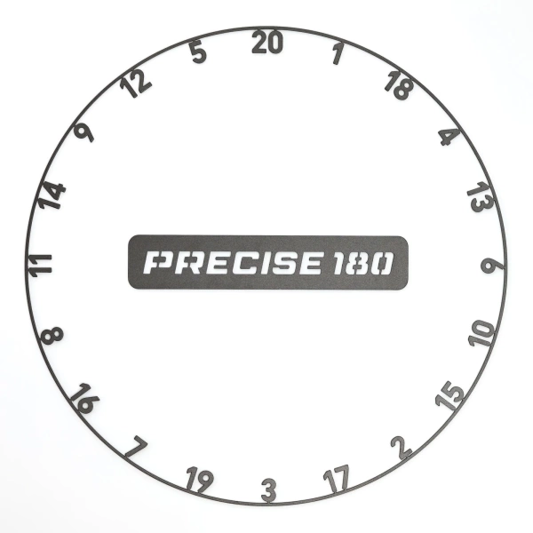 OnePiece Lasercut Zahlenring Precise180 Graphite