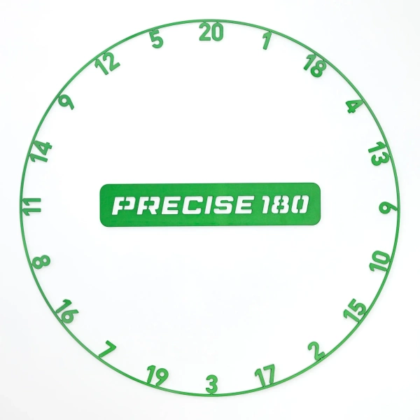 OnePiece Lasercut Zahlenring Precise180 Emerald Green