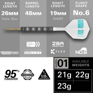 Target Steeldarts ROB CROSS 95K SP 21g