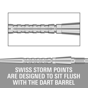 Target SWISS STORM SURGE POINT SILVER 30mm