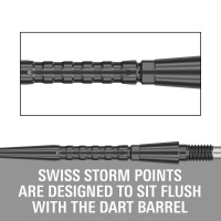 Target SWISS STORM SURGE POINT BLACK 30mm