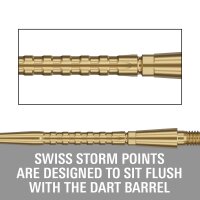 Target SWISS STORM SURGE POINT GOLD 35mm
