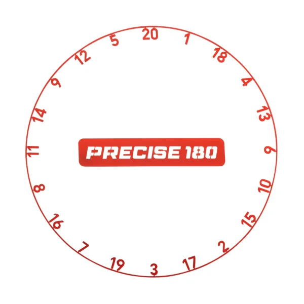 OnePiece Lasercut Zahlenring Precise180 Inferno Red