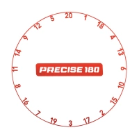 OnePiece Lasercut Zahlenring Precise180 Inferno Red 1