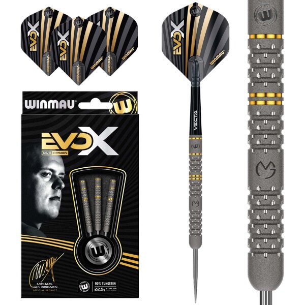 Winmau Steeldarts Michael van Gerwen MVG Evo-X 22,5g