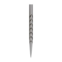 Shot Steeltips Tribal Weapon Steel Point Silver 32mm zum Einpressen