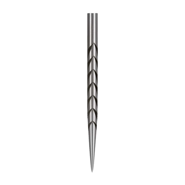 Shot Steeltips Tribal Weapon Steel Point Silver 38mm zum Einpressen