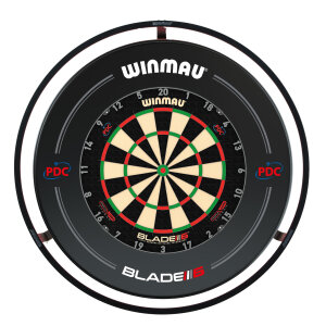Winmau Set: Dartboard Blade 6 Triple Core + Plasma...