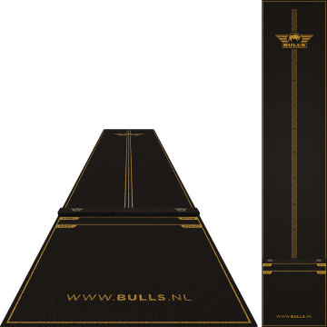 Bulls Advantage Dartteppich mit Holzabwurflinie 85x300cm