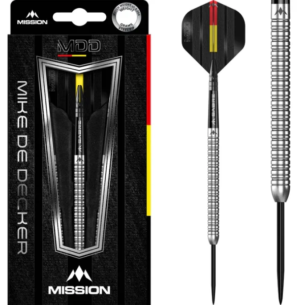 Mission Steeldarts Mike De Decker 95% silber