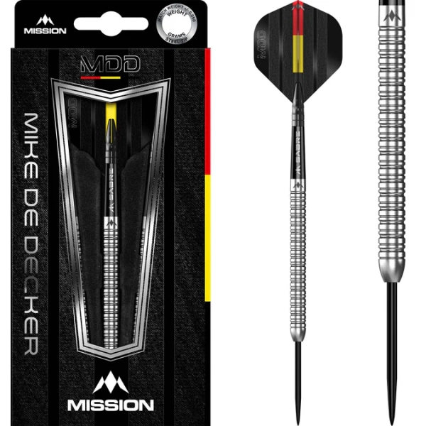 Mission Steeldarts Mike De Decker 95% Wolfram silber