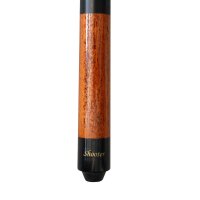 2xBillard Pool Queue Shooter schwarz-braun + 10 Ersatzschraubleder
