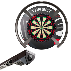 Target OMNI Auto Scoring System + TOR EVO Dartboard + Black Surround + VIRT Camera