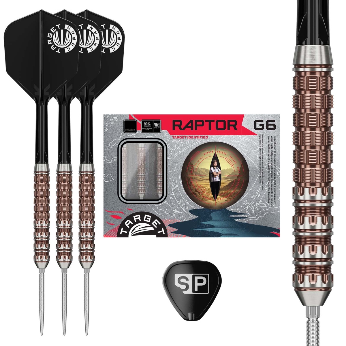 Target Japan Steeldarts RAPTOR G6 24G SP - Wagner Dartsport