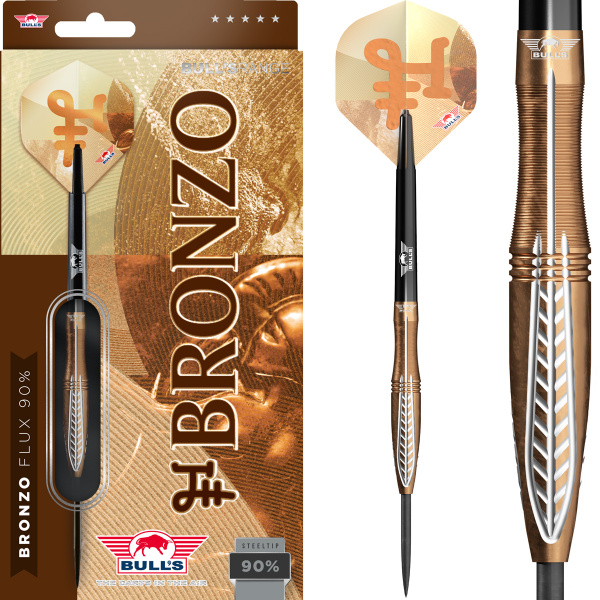 Bulls Steeldarts Bronzo Flux 90% 23g